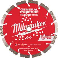 Diamond Max Segmented Turbo Saw Blade, 9", Metal/Stone/Concrete/Ductile Iron/Cement/Non-Ferrous/Brick/Fibre Cement/Tile/Asphalt Use FMT Sales Ltd