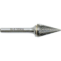 Fraise conique M4-D JET-KUT, 3/8" dia., 1/4" Tige, 5/8" Prof. de la coupe FMT Sales Ltd