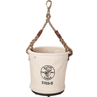 Bucket Tool Pouch, 12" L x 12" W x 12" H, Canvas, Beige FMT Sales Ltd