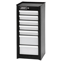 Armoire compl&eacute;mentaire, 7 tiroirs, 14-3/4" la x 18" p x 33,34" h, Noir FMT Sales Ltd