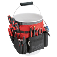Bucket Organizer Bag, 10" L x 10" W x 13-1/2" H, Nylon, Red FMT Sales Ltd