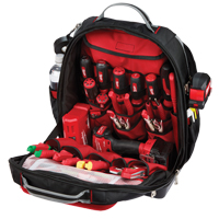 Ultimate Jobsite Backpack, 20" L x 17" W, Black, Ballistic FMT Sales Ltd