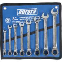 Fixed Head Wrench Set, Combination, 8 Pieces, Imperial FMT Sales Ltd