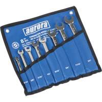 Fixed Head Wrench Set, Combination, 8 Pieces, Imperial FMT Sales Ltd