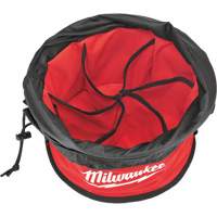 Parachute Organizer Bag, 11-4/5" L x 11-4/5" W x 11" H, Nylon, Black/Red FMT Sales Ltd