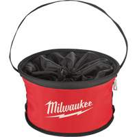 Parachute Organizer Bag, 11-4/5" L x 11-4/5" W x 11" H, Nylon, Black/Red FMT Sales Ltd