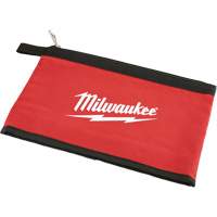 Zipper Pouch, Canvas, 1 Pockets, Black/Red FMT Sales Ltd