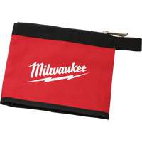 Multi-Size Zipper Pouches - Set of 3, Canvas, 3 Pockets, Black/Red FMT Sales Ltd