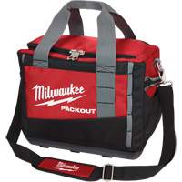 Packout Tool Bag, Ballistic Nylon, 2 Pockets, Black/Red FMT Sales Ltd