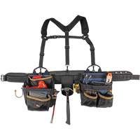 Ceinture &agrave; outils de luxe, Polyester, Noir FMT Sales Ltd