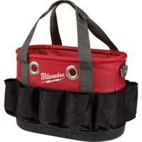 Utility Oval Bag, Ballistic Nylon, 24 Pockets, Black/Red FMT Sales Ltd