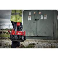 Utility Oval Bag, Ballistic Nylon, 24 Pockets, Black/Red FMT Sales Ltd