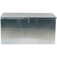 Boîte &agrave; outils portative en t&ocirc;le larm&eacute;e d'aluminium, 25-1/16" P x 49-1/4" la x 24" h, Argent FMT Sales Ltd