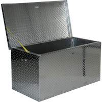 Boîte &agrave; outils portative en t&ocirc;le larm&eacute;e d'aluminium, 25-1/16" P x 49-1/4" la x 24" h, Argent FMT Sales Ltd