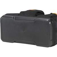 Molded Base Big-Mouth Tote Tool Bag, Ballistic Polyester, 23 Pockets, Black/Blue FMT Sales Ltd
