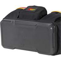 Molded Base Open-Top Tool Box, Ballistic Polyester, 17 Pockets, Black/Blue FMT Sales Ltd