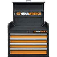 Coffre &agrave; outils de s&eacute;rie GSX, 26" la, 4 tiroirs, Noir/Orange FMT Sales Ltd