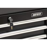 Chariot &agrave; outils industriel, 3 tiroirs, 29-4/5" la x 21-1/5" p x 38-4/5" h, Noir FMT Sales Ltd