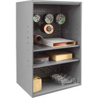 Abrasive Storage Cabinet with Pegboard, Steel, 19-7/8" x 14-1/4" x 32-3/4", Grey FMT Sales Ltd