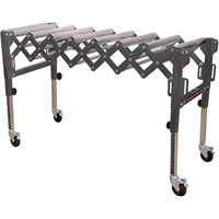 Extendable & Flexible Conveyor Roller Tables, 20" W x 52" L, 300 lbs. per lin. Ft. Capacity FMT Sales Ltd