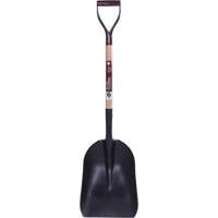 Grain & Coal Scoop Shovel, Wood, Tempered Steel Blade, D-Grip Handle FMT Sales Ltd