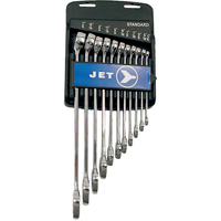 Jeux de cl&eacute;s mixtes combin&eacute;es longues enti&egrave;rement polies, Combinaison, 11 morceaux, Imp&eacute;rial FMT Sales Ltd
