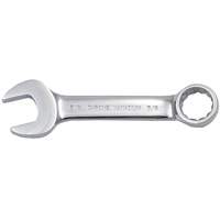 Fully Polished Stubby Combination Wrench, 12 Point, 3/8", Chrome Finish FMT Sales Ltd