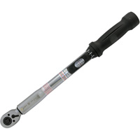 Heavy-Duty Slim Head Torque Wrench, Click, 3/8" Square Drive, 10 - 80 ft-lbs. FMT Sales Ltd