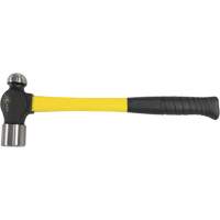 BP-16F Marteau &agrave; panne ronde &agrave; manche en fibre de verre, Poids de la t&ecirc;te 16 oz, Face Ordinaire, Prise Coussin&eacute;e FMT Sales Ltd