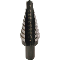 Step Drills, 1/16" Increments FMT Sales Ltd