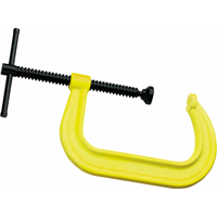 Hi-Vis Safety C-Clamp, 2-1/8" (54 mm) Capacity, 2-1/4" (57 mm) Throat Depth FMT Sales Ltd
