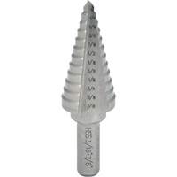 Foret &eacute;tag&eacute; progressif, 1/4" - 3/8", Incr&eacute;ments de 1/8", Acier rapide FMT Sales Ltd