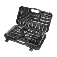 1/4", 3/8" & 1/2" Drive SAE/Metric Socket & Wrench Set, 120 Pcs, Deep FMT Sales Ltd