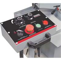 Scies &agrave; ruban &agrave; pivot &agrave; vitesse variable pour le m&eacute;tal, Horizontal, Capacit&eacute; de coupe Rond 10" et rectangulaire 10" x 18" FMT Sales Ltd