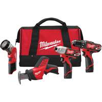 M12 Cordless 4 Tool Combo Kit, Lithium-Ion FMT Sales Ltd