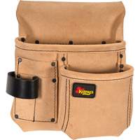 Demi-Tablier De Menuisier, Porte-outil multiple, Cuir, 4 Poches FMT Sales Ltd