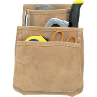 Sac Pour Pl&acirc;trier, Porte-outil multiple, Cuir, 3 Poches FMT Sales Ltd