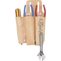 Porte-outils pour monteur de ligne, Porte-outil multiple, Cuir, 3 Poches FMT Sales Ltd