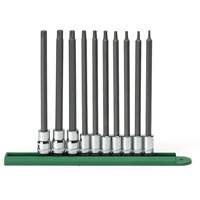 Jeu de douilles longues, Torx, Prise 1/4"/3/8", 10 mrcx FMT Sales Ltd