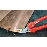 Offset Multi-Purpose Snips, 1-5/8" Cut Length, Straight Cut FMT Sales Ltd