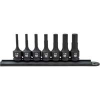 Hex Bit Impact SAE Socket Set, Hex, 3/8" Drive, 7 Pcs FMT Sales Ltd
