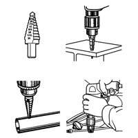 Step Drills, 1/32" Increments FMT Sales Ltd