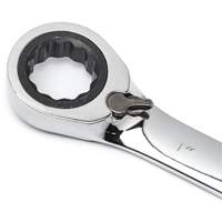 Jeu de cl&eacute;s &agrave; cliquets r&eacute;versibles SAE &agrave; 12 pans et 72 dents avec pochette &agrave; outils enroulable, Combinaison, 7 morceaux, Imp&eacute;rial FMT Sales Ltd