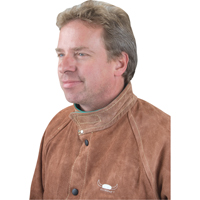Veste de soudage, Cuir, 4T-Grand, Lava Brown FMT Sales Ltd