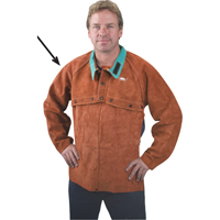 Plastrons &agrave; manches en cuir, Petit, Lava Brown FMT Sales Ltd