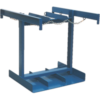 Chariot pour bouteilles, Roues Caoutchouc, Base de 35" la x 38" lo, 500 lb FMT Sales Ltd