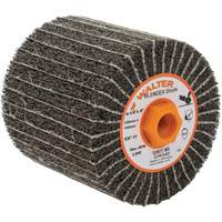 Two-In-One Finishing Drums, 4-1/4" Dia. x 4" W, 5/8"-11 Arbor, 80 Grit FMT Sales Ltd