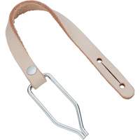 Corde de service avec agrafe pour courroie, Cuir, Beige FMT Sales Ltd