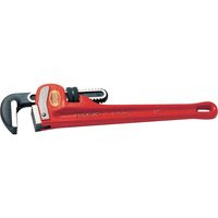 Straight Pipe Wrench #48, 6" Jaw Capacity, 48" Long, Powder Coated Finish FMT Sales Ltd