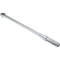 Ratcheting Head Micrometer Torque Wrench, Click, 1/2" Square Drive, 50 - 250 lbf. Ft FMT Sales Ltd